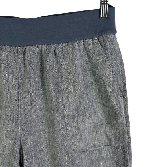 LANDS END Mid Rise Wide Legged Linen Pants Womens Size 16 - Picture 3 of 9